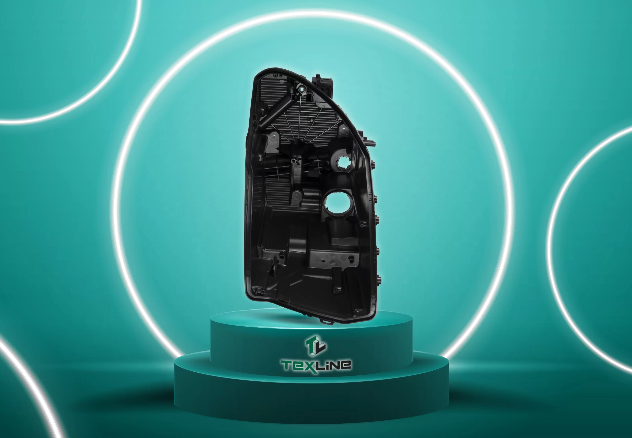 Componente plastica settore automotive Corpo f anale JEEP 560 Compass - Texline - Stampi e Stampaggio Materie Plastiche